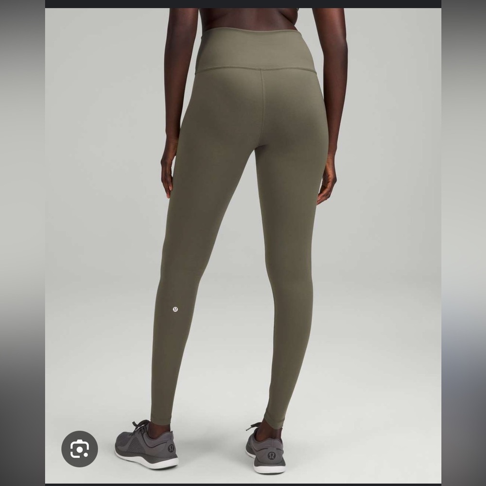 COPY - Lululemon leggings - “Wunder Train” full length in army green